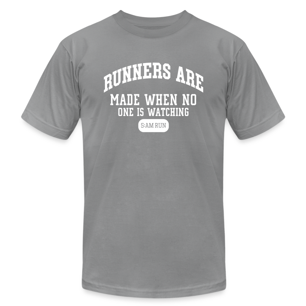 Runners Are Made, T-Shirt - slate