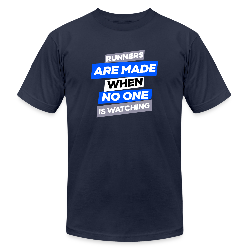 RUNNERS ARE MADE, T-SHIRT - navy