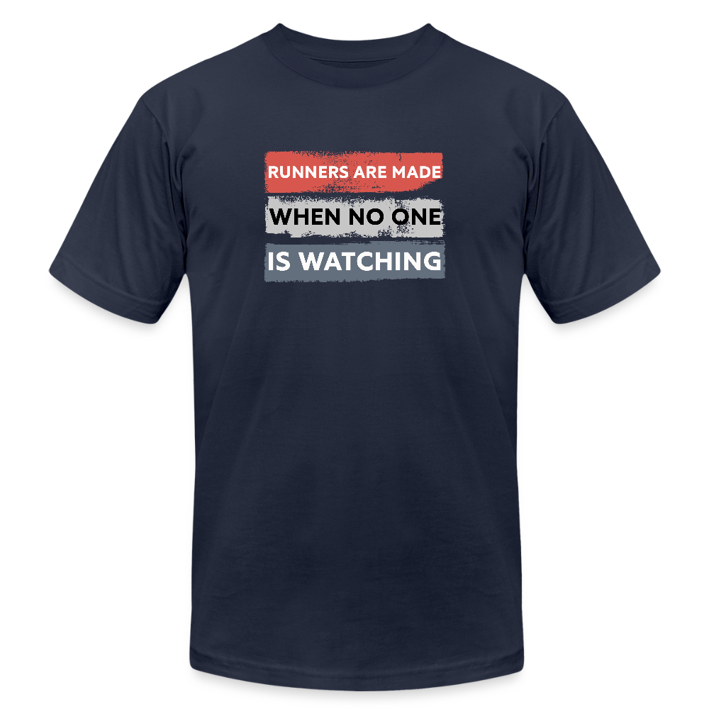 RUNNERS ARE MADE, T-SHIRT - navy