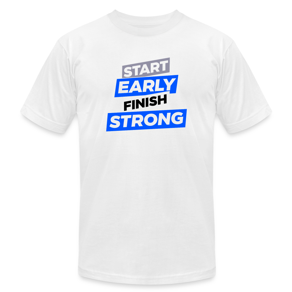 START EARLY, T-SHIRT - white