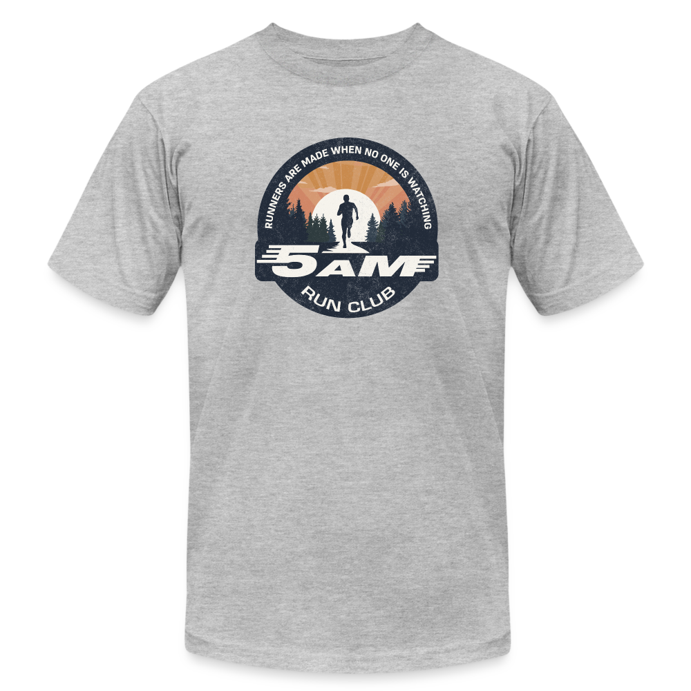 RUNNERS ARE MADE, T-SHIRT - heather gray