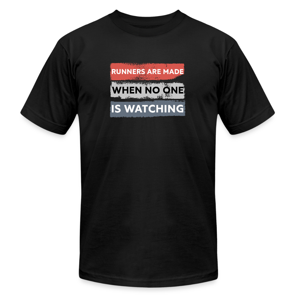 RUNNERS ARE MADE, T-SHIRT - black
