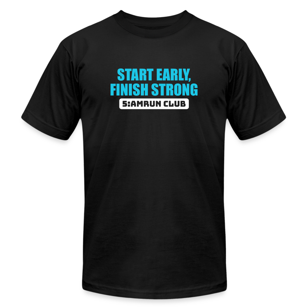 START EARLY, T-SHIRT - black