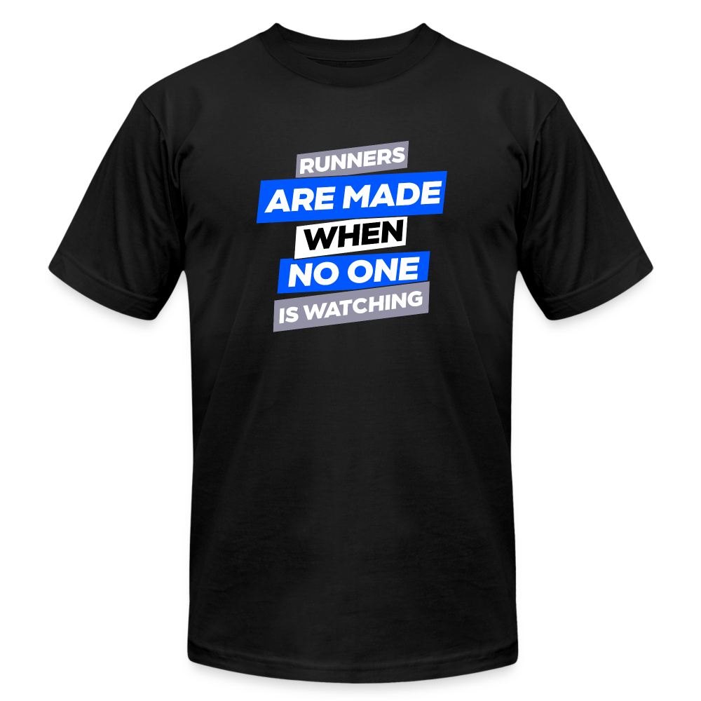 RUNNERS ARE MADE, T-SHIRT - black