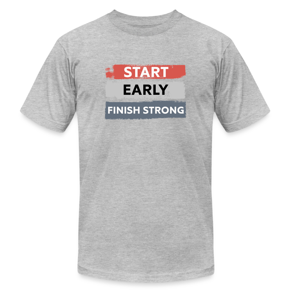 START EARLY, T-SHIRT - heather gray