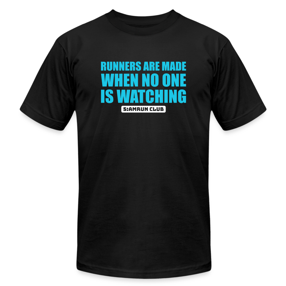 RUNNERS ARE MADE, -T-SHIRT - black