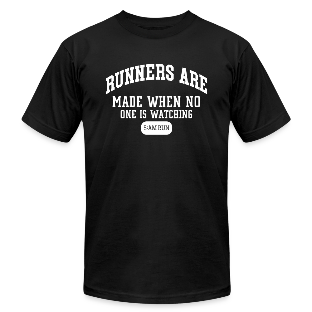 Runners Are Made, T-Shirt - black