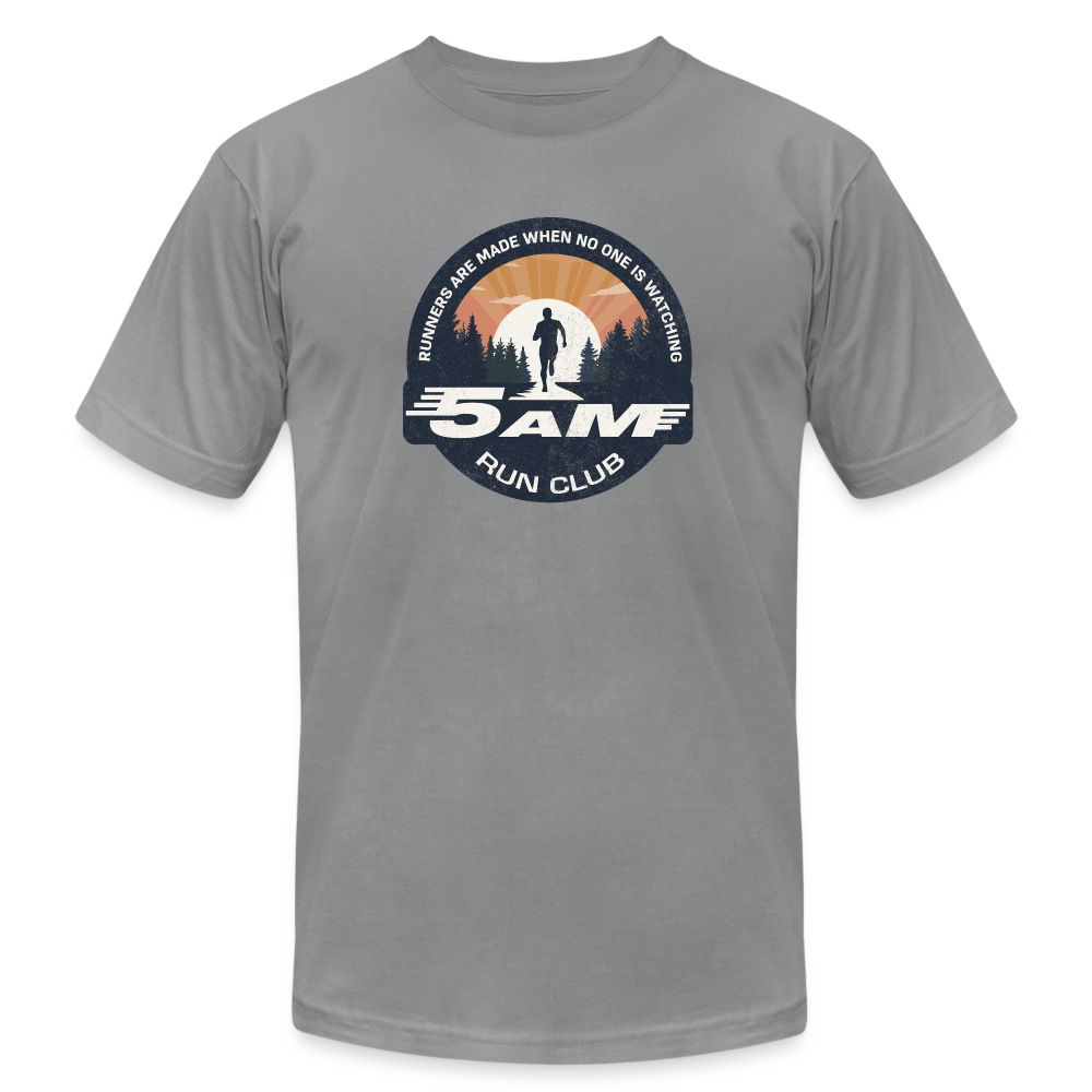 RUNNERS ARE MADE, T-SHIRT - slate
