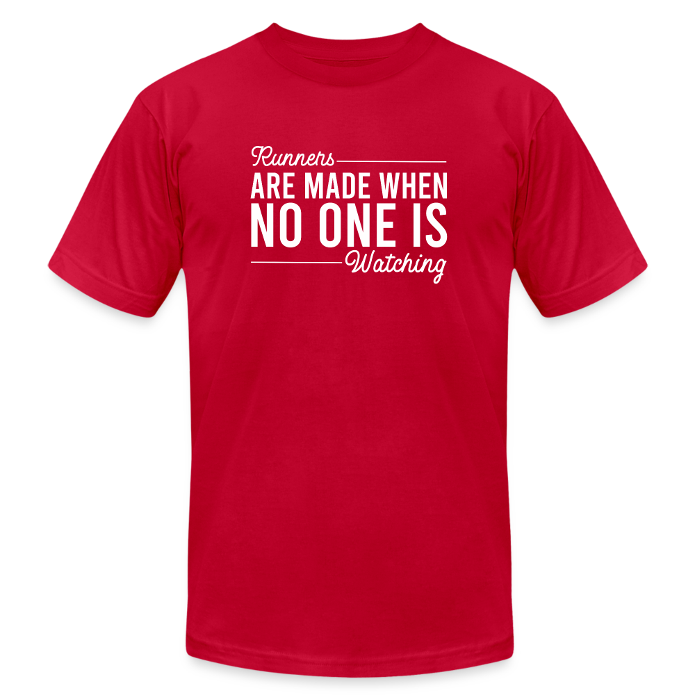 RUNNERS ARE MADE -T-SHIRT - red