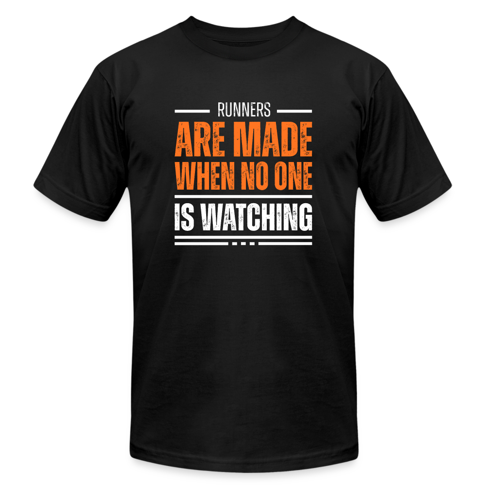 RUNNERS ARE MADE, -T-SHIRT - black