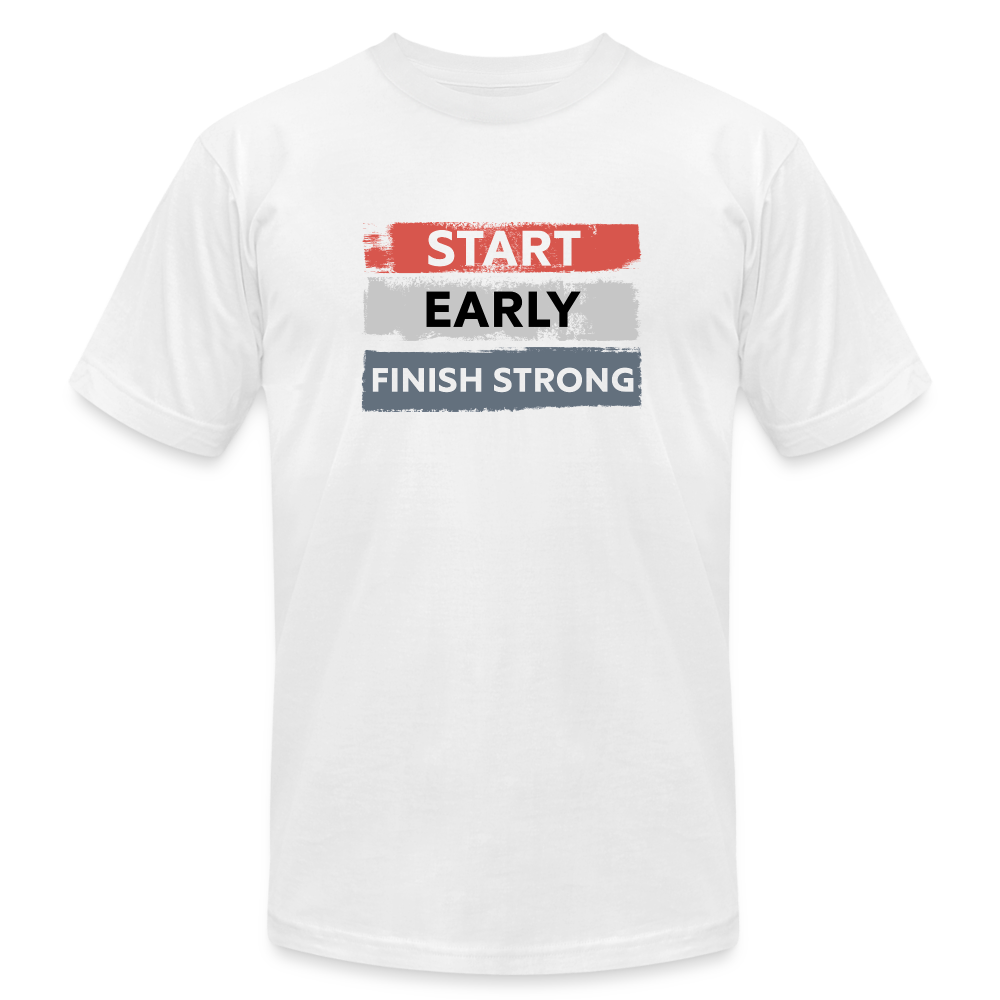 START EARLY, T-SHIRT - white