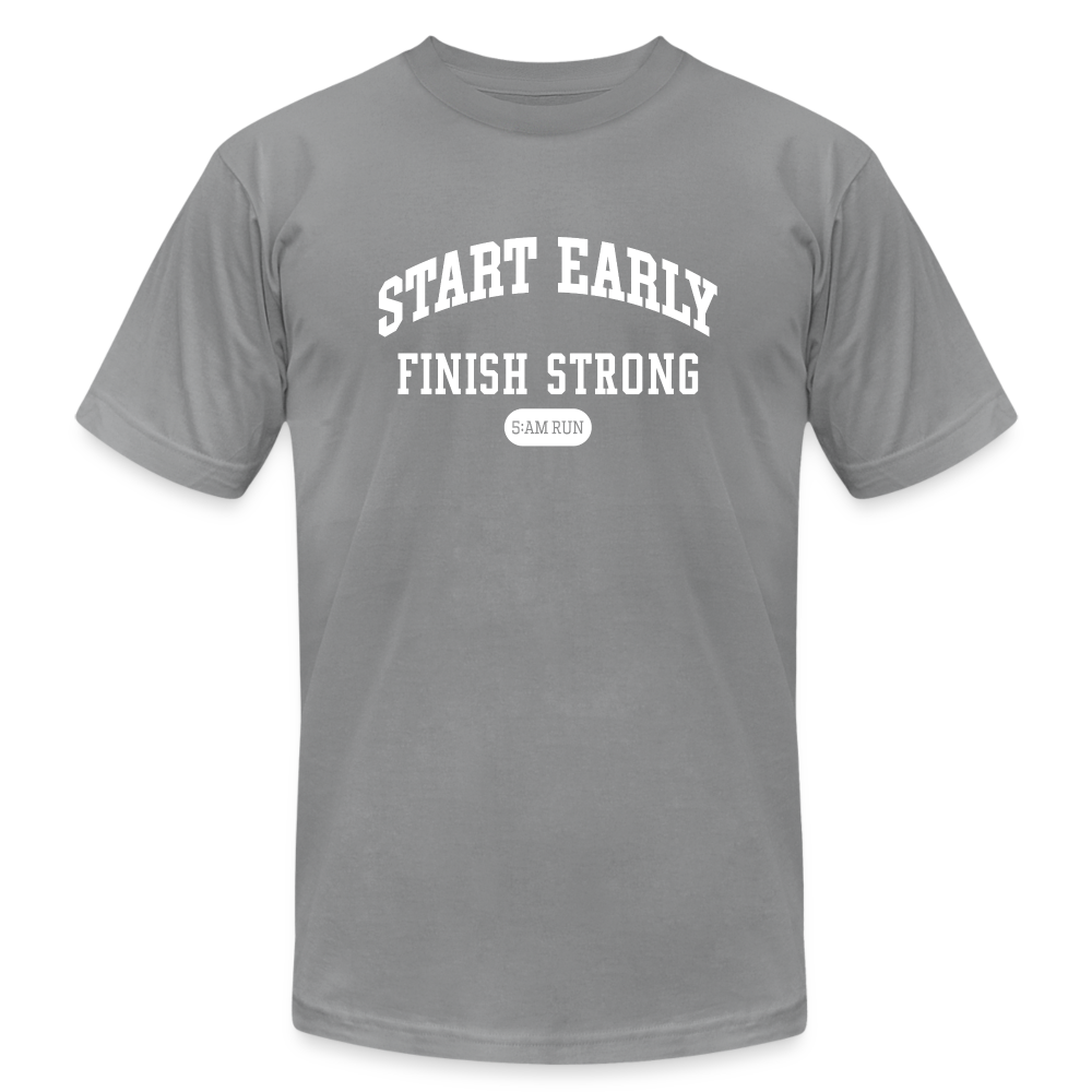 START EARLY, T--SHIRT - slate