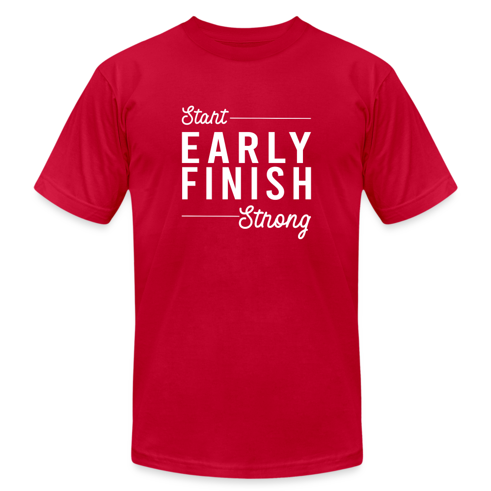 START EARLY, T-SHIRT - red