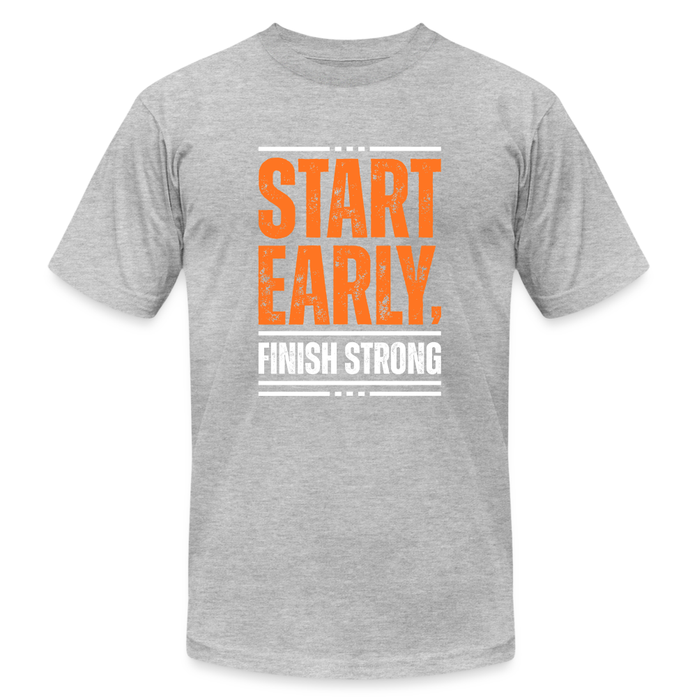 START EARLY, T-SHIRT - heather gray