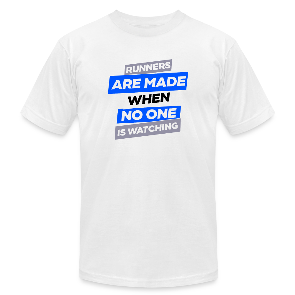 RUNNERS ARE MADE, T-SHIRT - white