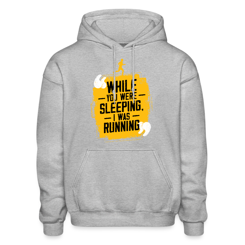 While You Were Sleeping Hoodie - heather gray