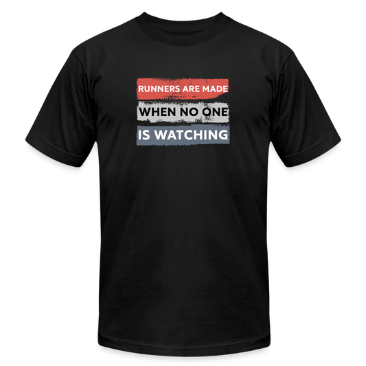 RUNNERS ARE MADE, T-SHIRT - black