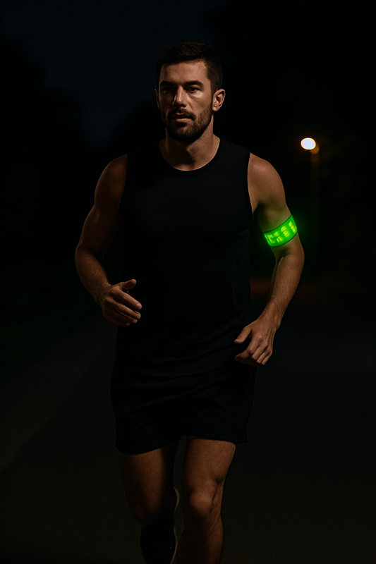 2-Pack Reflective Rechargeable Running Armbands
