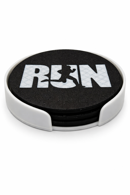 5AM Run Club – RUN Coaster Set (Limited Edition)