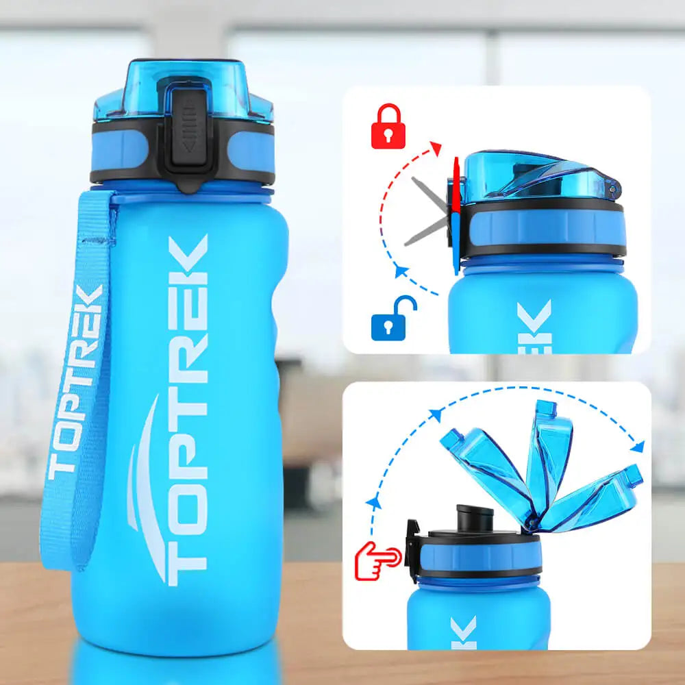 Toptrek Sports Leakproof Water Bottle 650ML/1000ML