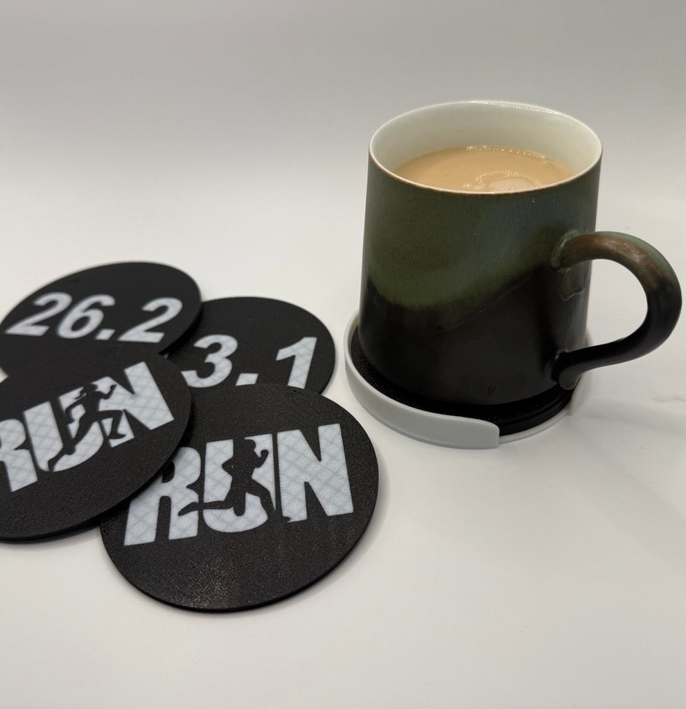 5AM Run Club – RUN Coaster Set (Limited Edition)