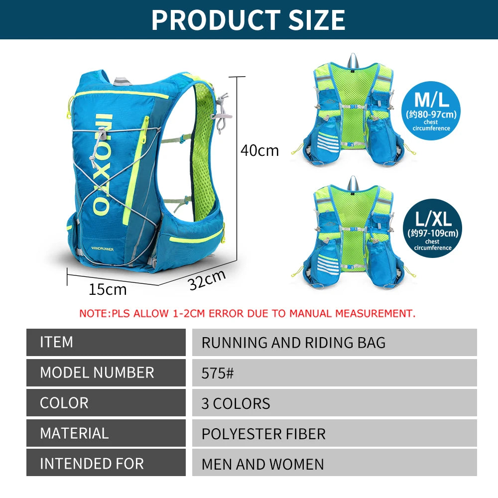 running hydrating vest backpack 8L hydrating backpack