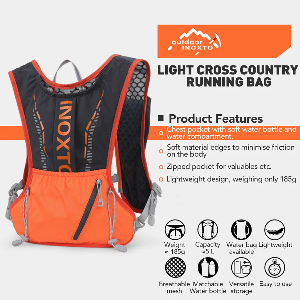 new lightweight running backpack moisturizing vest ultra portable 5L