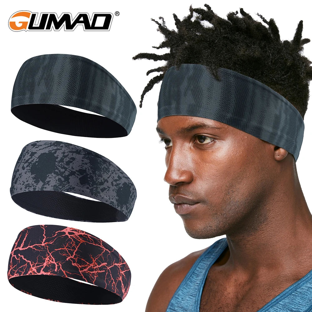 Elastic Headband Running Sweatband