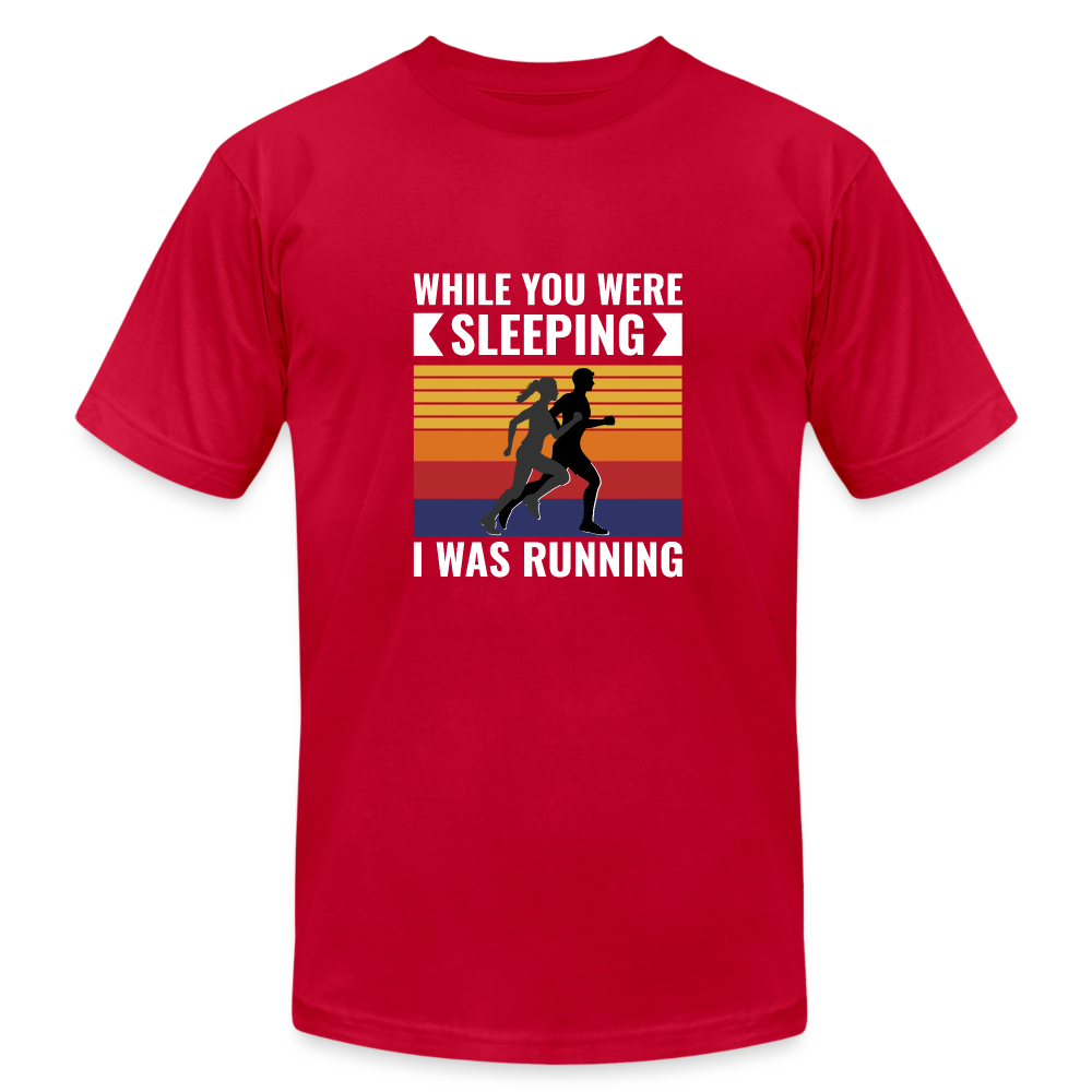 Early Morning Runners T-Shirts - red