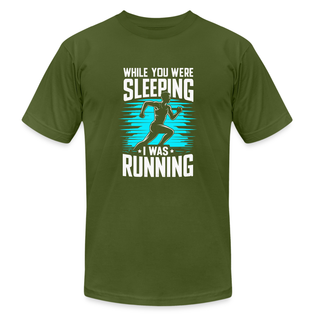 Early Morning Runners T-Shirt - olive