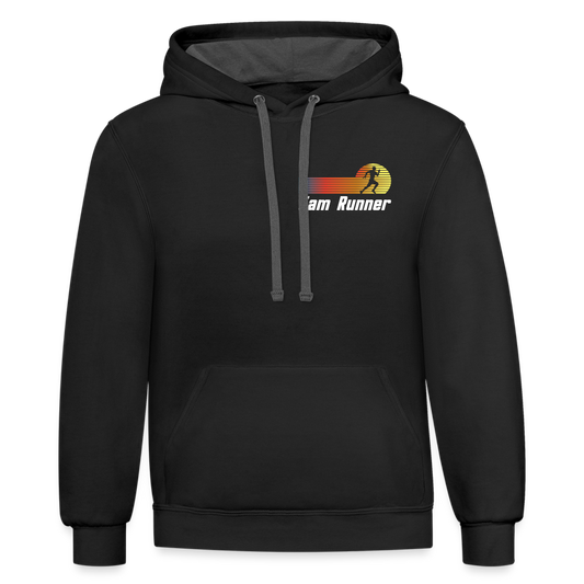 Early Morning Runners Hoodie - black/asphalt