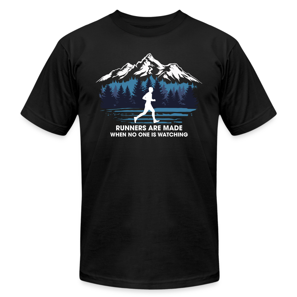 Runners Are Made When No One Is Watching - black